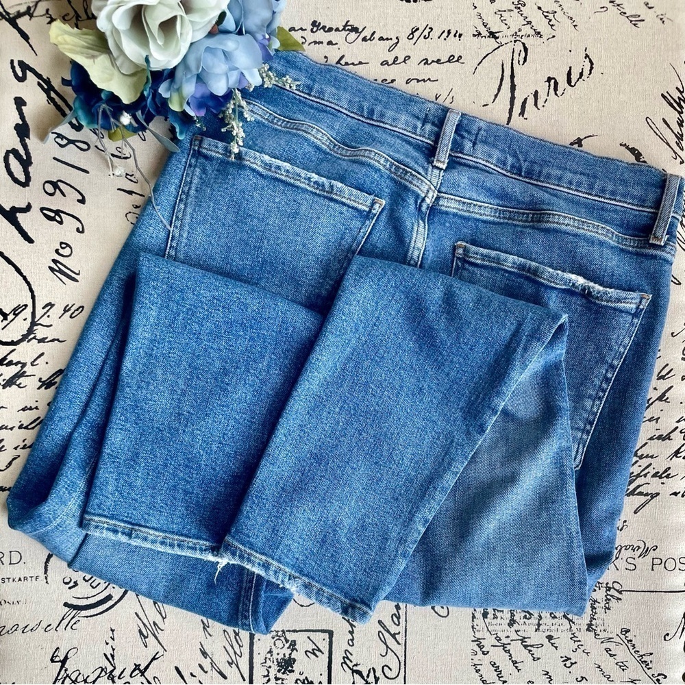Agolde Women's Nico High-Rise Slim Straight Denim Jeans, Size 30 - Picture 10 of 12
